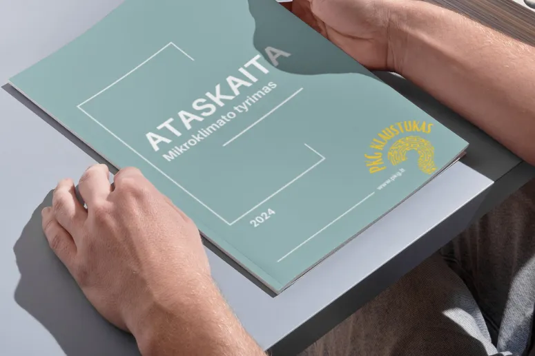 PKG klaustuko tyrimo ataskaita - mikroklimato tyrimo protokolas